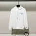 Chic Christian D-ior Inspired White Hoodie with Elegant Embroidery #A54442