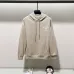 Chic Christian D-ior Inspired White Hoodie with Elegant Embroidery #A54442