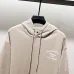 Chic Christian D-ior Inspired White Hoodie with Elegant Embroidery #A54442