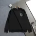 Dior Classic Dior Logo Embroidered Crew Neck Sweatshirt, White and Black #B68835