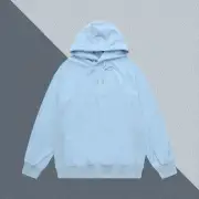D-ior Light Blue Hoodie With Signature Monogram Pattern And Classic Hooded Style #A54431