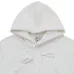 D-ior White Textured Hoodie With Signature Pattern For Sophisticated Casual Style #A54274