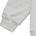D-ior White Textured Hoodie With Signature Pattern For Sophisticated Casual Style #A54274