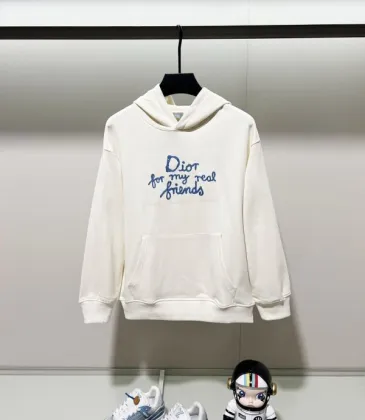 Stylish D-ior - Inspired Cream Hoodie with Unique Slogan Print #A54443