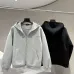 Gucci Full Zip Hoodie, 460gsm Heavyweight Fabric, Heather Grey, Black #B68843