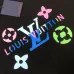 Louis Vuitton Colorful Monogram Logo Crewneck Sweatshirt, Black, White #B69192
