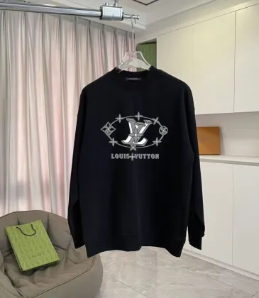 Louis Vuitton Hoodies for MEN Black/White #A54871