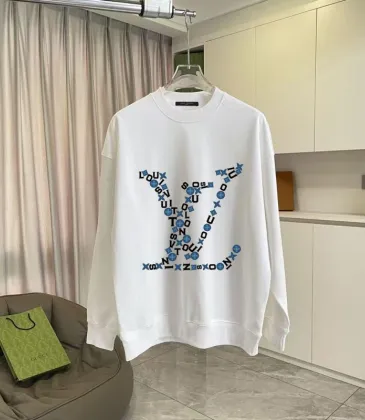 Louis Vuitton Hoodies for MEN Black/White #A54873
