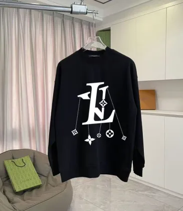 Louis Vuitton Hoodies for MEN Black/White #A54874