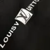 Louis Vuitton Logo Print Crewneck Sweatshirt, Black, White #B69191