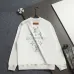 Louis Vuitton Rhinestone Crewneck Sweatshirt, White, Black #B68810