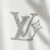 Louis Vuitton Rhinestone Crewneck Sweatshirt, White, Black #B68810