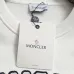 Moncler Classic Logo Embroidered Crew Neck Sweatshirt, White and Black #B68827