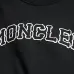 Moncler Classic Logo Embroidered Crew Neck Sweatshirt, White and Black #B68827