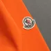 Moncler Classic Script Logo Embroidered Crew Sweatshirt, Orange Cream Black #B68828