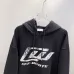 Off‑White Distressed Arrow Logo Pullover Hoodie, Black #B68264
