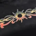 Valley State Flame Sun Graphic Pullover Hoodie, Blue Black #B68261