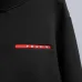 Prada Red Label Zip Up Hoodie, Black #B69212