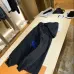 Burberry Blue Embroidered Logo Hooded Windbreaker Jacket, Black #B68291