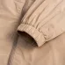 Burberry Blue Embroidered Logo Hooded Windbreaker Jacket, Khaki #B68290