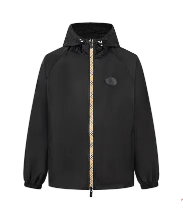 Burberry Check Placket Nylon Hooded Jacket #B68994