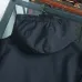 Burberry Knight Print Hooded Windbreaker Jacket, Black #B68297