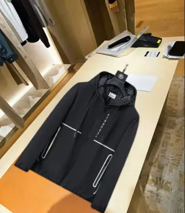 Burberry Letter Print Hooded Windbreaker Jacket, Black #B68295 Burberry Letter Print Hooded Windbreaker Jacket, Black #B68295