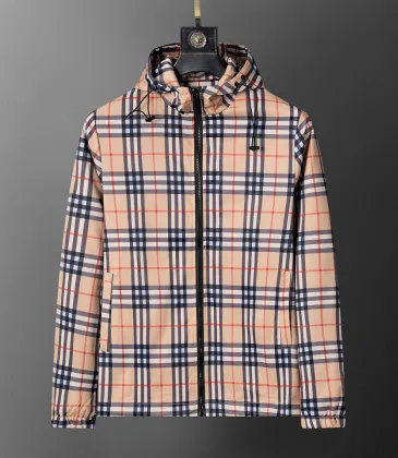 Burberry Men's Checkered Hooded Jacket #A54239 Burberry Men's Checkered Hooded Jacket #A54239