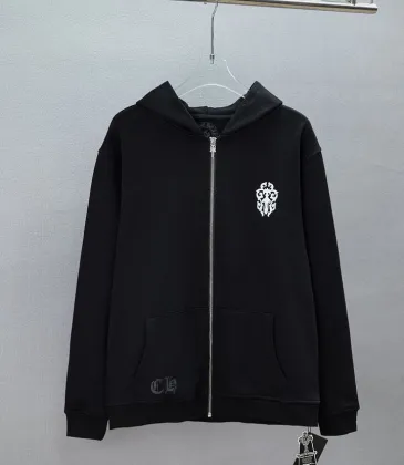 Chrome Hearts American Flag Cross Graphic Full Zip‑Up Hoodie Jacket, Black #B67635 Chrome Hearts American Flag Cross Graphic Full Zip‑Up Hoodie Jacket, Black #B67635