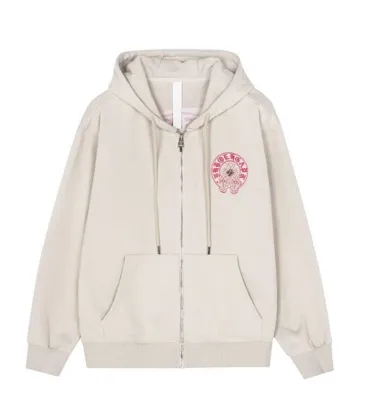 Chrome Hearts Jackets for Men Beige/Black #A54616 Chrome Hearts Jackets for Men Beige/Black #A54616