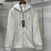 Chrome Hearts Zip Hoodie Golden Cross Back Print, Off White &amp; Black #B68587