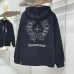 Chrome Hearts Zip Hoodie Pink Circular Graphic Front &amp; Back, Multi Colors #B68591