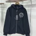 Chrome Hearts Zip Hoodie Pink Circular Graphic Front &amp; Back, Multi Colors #B68591