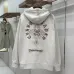 Chrome Hearts Zip Hoodie Vintage Cross Graphic Front &amp; Back, Off White &amp; Black &amp; Red #B68589