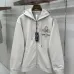 Chrome Hearts Zip Hoodie Vintage Cross Graphic Front &amp; Back, Off White &amp; Black &amp; Red #B68589