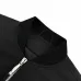 Dior 47 Neon Pink Trim Varsity Bomber Jacket, Black #B68837