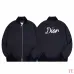 Dior Embroidered Logo Padded Bomber Jacket, White and Black #B68836