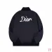 Dior Embroidered Logo Padded Bomber Jacket, White and Black #B68836