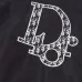 Dior Large D Logo Embroidered Padded Bomber Jacket, White and Black #B68841