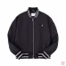 Dior Large D Logo Embroidered Padded Bomber Jacket, White and Black #B68841