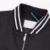 Dior Large D Logo Embroidered Padded Bomber Jacket, White and Black #B68841