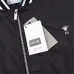 Dior Large D Logo Embroidered Padded Bomber Jacket, White and Black #B68841