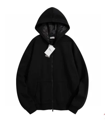 Dior Oblique Jacquard Lined Zip Up Hooded Jacket, Black #B68848 Dior Oblique Jacquard Lined Zip Up Hooded Jacket, Black #B68848