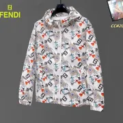 Fendi Designer Floral Logo Print Windbreaker - Unisex Sun Protection Jacket #A53154 Fendi Designer Floral Logo Print Windbreaker - Unisex Sun Protection Jacket #A53154