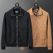 Fendi Jackets for men Black/Brown #A54704 Fendi Jackets for men Black/Brown #A54704
