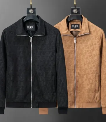Fendi Jackets for men Black/Brown #A54704 Fendi Jackets for men Black/Brown #A54704