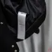 Givenchy Runway Black Wool Leather Sleeve Varsity Jacket #B68993