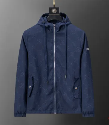 Gucci Jackets for MEN Black/Blue #A54698