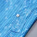 Louis Vuitton 2026 Fall Winter Stand Collar Jacket, Blue Monogram Stripe, Light Grey #B68845