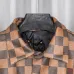 Louis Vuitton Brown Damier Check Collared Varsity Jacket #B68983